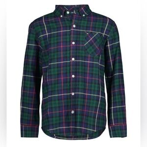 Tommy Hilfiger | Boys Blue Green & Red Button Down Shirt